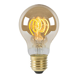 LED-lamppu Lucide filamentti E27 Ø6cm himmennettävä 5W 2200K amber