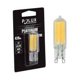 LED-lamppu Polux G9 4W 4000K läpinäkyvä