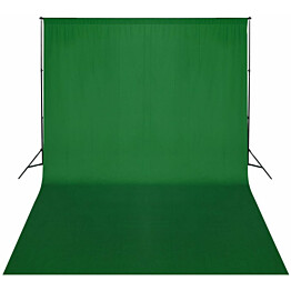 Taustakankaan tukijärjestelmä, 500x300 cm, vihreä