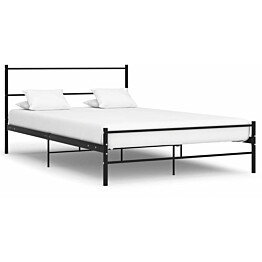 Sängynrunko Basic, musta metalli, 120x200 cm