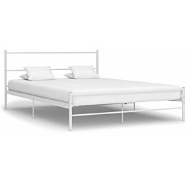 Sängynrunko Basic, valkoinen metalli, 120x200 cm