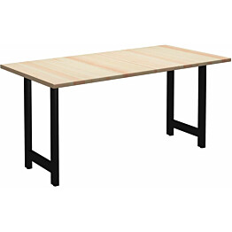 Ruokapöytä, 160x80x76 cm, mänty