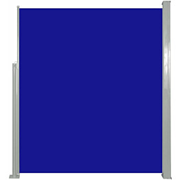 Sisäänvedettävä sivumarkiisi, 160x500 cm, sininen