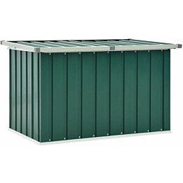 Puutarhan säilytyslaatikko, 109x67x65 cm, vihreä