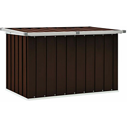 Puutarhan säilytyslaatikko, 109x67x65 cm, ruskea