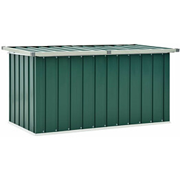 Puutarhan säilytyslaatikko, 129x67x65 cm, vihreä