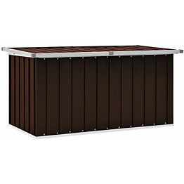 Puutarhan säilytyslaatikko, 129x67x65 cm, ruskea
