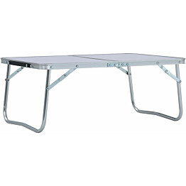 Retkipöytä 60x40cm, alumiini, valkoinen