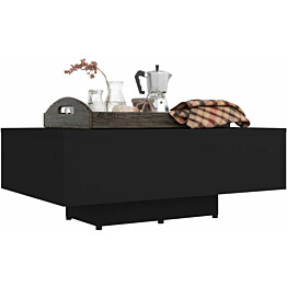 Sohvapöytä, musta, 85x55x31 cm, lastulevy