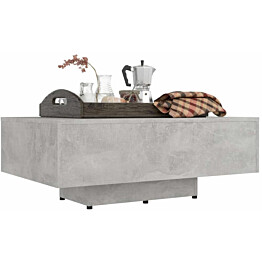 Sohvapöytä, betoninharmaa, 85x55x31 cm, lastulevy