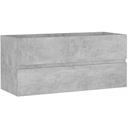 Allaskaappi, betoninharmaa, 100x38,5x45 cm, lastulevy