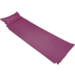 Makuualusta tyynyllä, 100x200cm, ilmatäytteinen, vaaleanpunainen