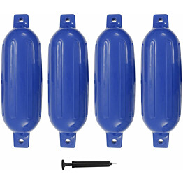 Veneen lepuuttaja, 4 kpl, sininen, 58,5x16,5 cm, PVC