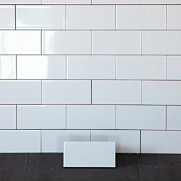 Seinälaatta Arredo Color 10x20cm, kiiltävä, valkoinen