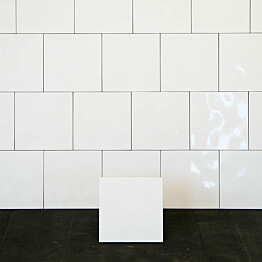 Seinälaatta Arredo Wavy 20x20cm, kiiltävä, valkoinen