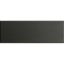 Seinälaatta Arredo Color Negro 10x30cm, matta, musta