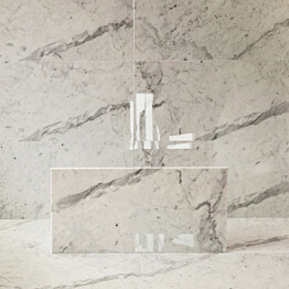 Lattialaatta Arredo Carrara C 30.5x61cm, kiillotettu, valkoinen