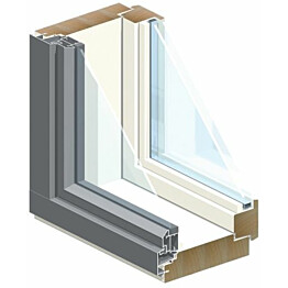 Ikkuna HR-ikkunat HR-Energy, puu-alumiini, mittatilaus