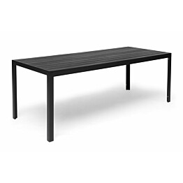 Ruokapöytä Hånger 210 x 90 cm musta