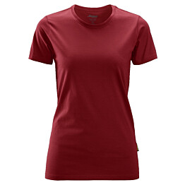 Naisten t-paita Snickers Workwear 2516 punainen