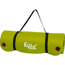 Jumppamatto Eco Body 1.5x60x180cm, lime