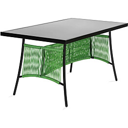 Ruokapöytä Ribston 140cm 6-istuttava vihreä