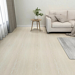 Itsekiinnittyvä lattialankku 55kpl PVC 5 11 m² beige