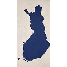 Akustiikkalevy Konto Suomen kartta 594x1194x40mm valkoinen/sininen