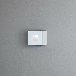 Seinävalaisin Konstsmide Chieri 7864-250 square valkoinen 1,5W LED