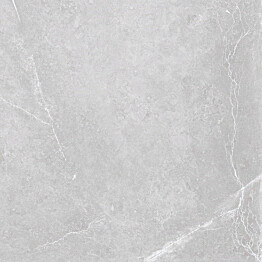Lattialaatta Kymppi-Lattiat Mendoza Marmo Grey matta 60x60 cm