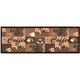 Keittiön pestävä lattiamatto coffee ruskea 60x180 cm_1