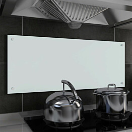 Keittiön roiskesuoja valkoinen 100x40 cm karkaistu lasi_1