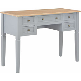 Kirjoituspöytä harmaa 109,5x45x77,5 cm puinen_1