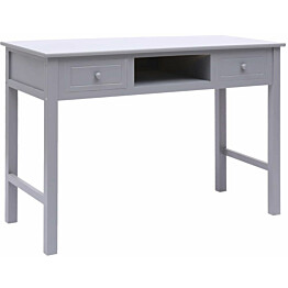 Kirjoituspöytä harmaa 110x45x76 cm puinen_1