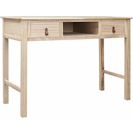 Kirjoituspöytä luonnollinen 110x45x76 cm puinen_1