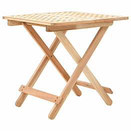 Kokoontaitettava sivupöytä täysi pähkinäpuu 50x50x49 cm_1