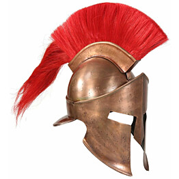 Kreikkaisen sotilaan kypärä antiikki kopio LARP hopea teräs