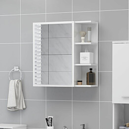 Kylpyhuoneen peilikaappi kk-valkoinen 62,5x20,5x64 cm_1
