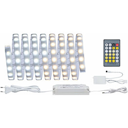 LED-Nauhasetti muuntaja + kaukosäädin Paulmann Max Basic Set 3m säädettävä valosävy muovi