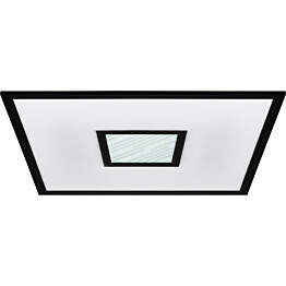 LED-Plafondi Eglo Bordonara kaukosäädin RGBW musta/valkoinen eri kokoja