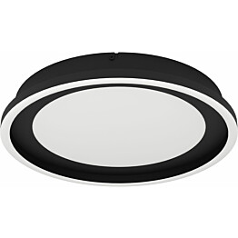 LED Plafondi Eglo Calagrano Ø38cm värivaihto  kaukosäädin musta valkoinen