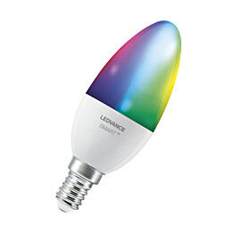 LED-älylamppu Ledvance SMART+ WiFi Classic B kynttilä RGBW, 470lm, E14, 3-pak