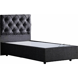 Sänky Linento Furniture Eylul Bb 100x200cm antrasiitti