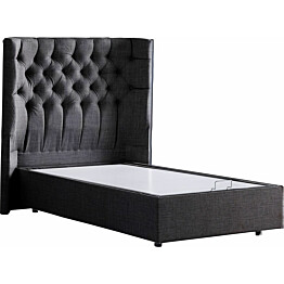 Sänky Linento Furniture Matilda Bb 100x200cm antrasiitti