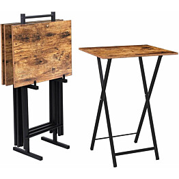 Apupöytä Linento Furniture Versa 4, ruskea