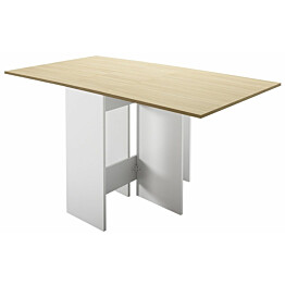 Taittopöytä Linento Furniture MMS-506-MB-1, tammi/valkoinen
