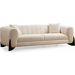 Sohva Linento Furniture Sandreo 3-istuttava valkoinen