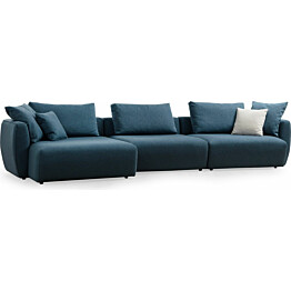 Sohva Linento Furniture Maya CL-O1-1R 4-istuttava sininen