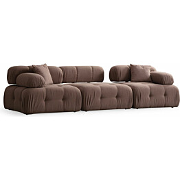 Sohva Linento Furniture Doblo 3-istuttava cappuccino