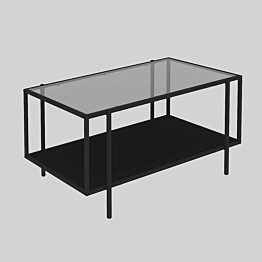 Sohvapöytä Linento Furniture Espa, musta